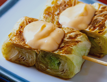 キャベツ巻き串